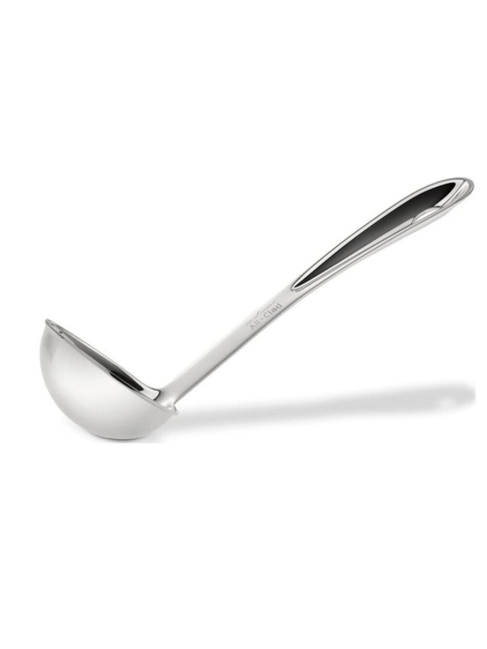 ALL CLAD Large Stainless Steel Round Ladle 9.5” Server NWT